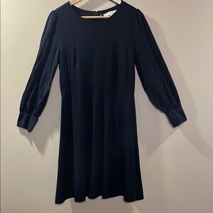 Elegant Navy LOFT Dress